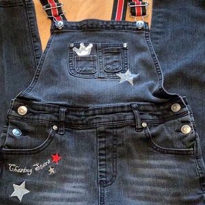 Wonder Nation Chasing Stars Overalls Girls 12